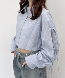 Heather | 袖リボンシャツ　149040(シャツ/ブラウス)