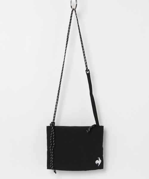 le coq sportif（ルコックスポルティフ）の「サコッシュ（ボディバッグ/ウエストポーチ・メンズ・ブラック/ブルー・F）」の3枚目の写真