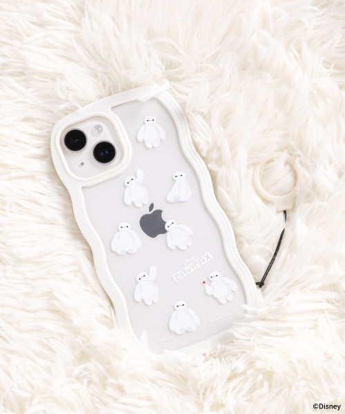 Hamee（ハミィ）の「iPhone 17/17Pro/16/15/14/13専用 ディズニー&ピクサーキャラクター うねうねケース（スマホケース/カバー・レディース・ミント/ラベンダー/ホワイト/ピンク/ブルー/ペールイエロー/ブラック/ブルー系その他2/ホワイト系その他2・iPhone 13/14/15/iPhone 16/iPhone 17/iPhone 17 Pro）」の2枚目の写真