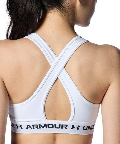 UNDER ARMOUR(アンダーアーマー)の「UAクロスバック ブラ ミディアムサポート(トレーニング/レディース)(スポーツブラ・レディース・グレー系その他・L/XL/S/M)」の8枚目の写真