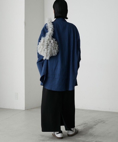 LOEWE直営店 ダブルレイヤーウールスカート s359y08x4402.jpg
