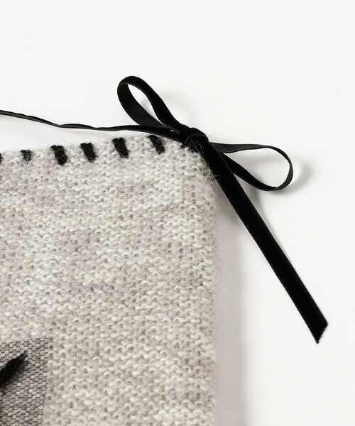 mmts(マミタス)の「【別注】Barairo no Boushi / CHATON ニット キャップ(ニットキャップ/ビーニー・レディース・ライトグレー/チャコールグレー・ONE SIZE)」の5枚目の写真