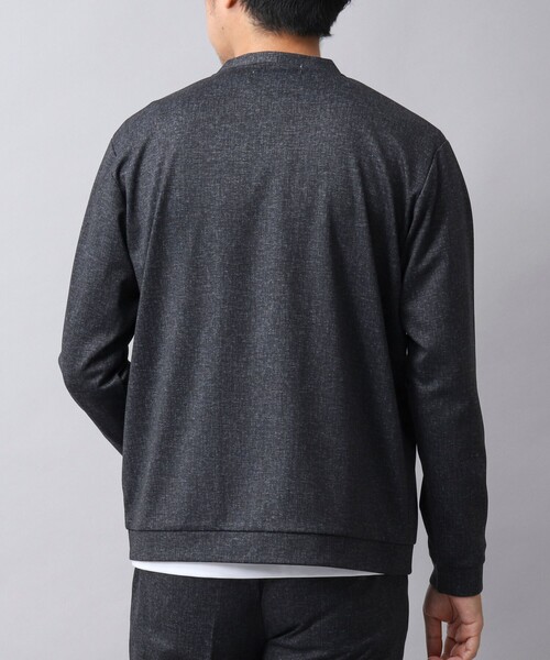 NOLLEY’S（ノーリーズ）の「【ACTIVE SECT】《限定展開 / イージーケア》ハイストレッチ ボタンレスカーディガン（カーディガン/ボレロ・メンズ・ダークネイビー/ライトグレー・M/L）」の7枚目の写真