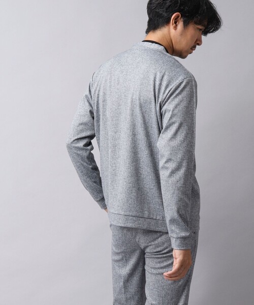 NOLLEY’S（ノーリーズ）の「【ACTIVE SECT】《限定展開 / イージーケア》ハイストレッチ ボタンレスカーディガン（カーディガン/ボレロ・メンズ・ダークネイビー/ライトグレー・M/L）」の19枚目の写真