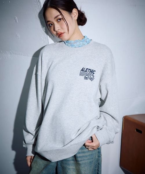PBLIM（ページボーイリム）の「PBLIM/レースハイネックプルオーバー（Tシャツ/カットソー・レディース・ブラック/ライトブルー/オフホワイト・FREE）」の15枚目の写真