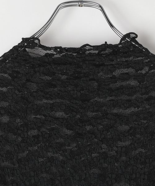 PBLIM（ページボーイリム）の「PBLIM/レースハイネックプルオーバー（Tシャツ/カットソー・レディース・ブラック/ライトブルー/オフホワイト・FREE）」の22枚目の写真