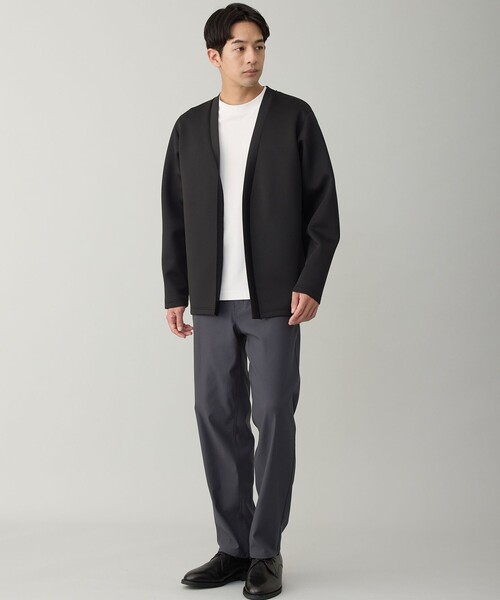 UNFILO(アンフィーロ)の「BEAUTY FORM JERSEY 着流しカーディガン(カーディガン/ボレロ・メンズ・グレー系/ネイビー系/ブラック系・SMALL/MEDIUM/LARGE/X-LARGE)」の21枚目の写真