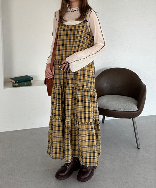 kutir（クティール）の「袖リボンアソートシアーメロートップス（Tシャツ/カットソー・レディース・アイボリー/ブルー系その他/オレンジ系その他・FREE）」の7枚目の写真