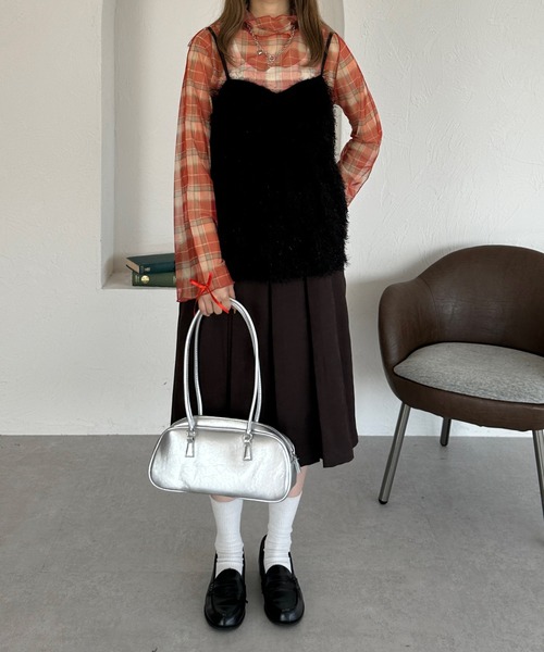 kutir（クティール）の「袖リボンアソートシアーメロートップス（Tシャツ/カットソー・レディース・アイボリー/ブルー系その他/オレンジ系その他・FREE）」の21枚目の写真