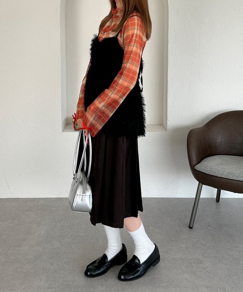 kutir（クティール）の「袖リボンアソートシアーメロートップス（Tシャツ/カットソー・レディース・アイボリー/ブルー系その他/オレンジ系その他・FREE）」の22枚目の写真