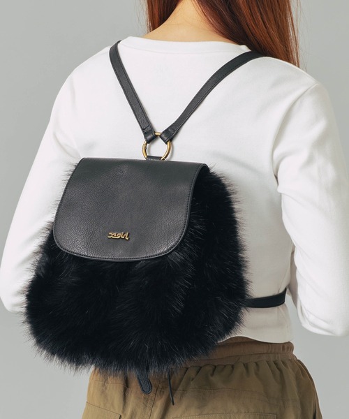 【セール】FAUX FUR BAG（バックパック/リュック）｜X-girl（エックスガール）