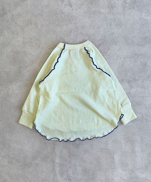 JIPPON(ジポン)の「パンダメローカットソー/日本製(Tシャツ/カットソー・キッズ・イエロー/グレー/ライトグリーン・80/90/100/110/120)」の8枚目の写真