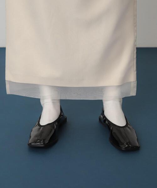 SENSE OF PLACE by URBAN RESEARCH(センスオブプレイスバイアーバンリサーチ)の「スクエアトゥフラットシューズ(バレエシューズ・レディース・ブラック/ボルドー/ゴールド・SMALL/MEDIUM/LARGE)」の17枚目の写真