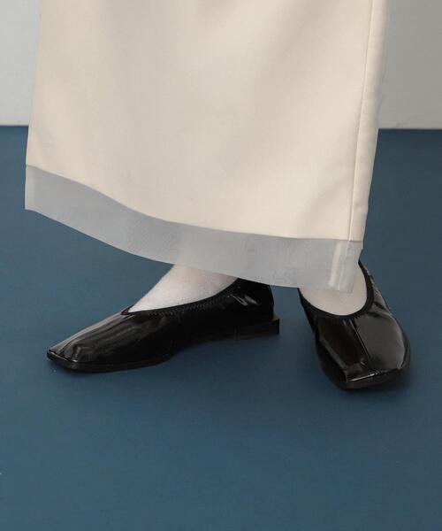 SENSE OF PLACE by URBAN RESEARCH(センスオブプレイスバイアーバンリサーチ)の「スクエアトゥフラットシューズ(バレエシューズ・レディース・ブラック/ボルドー/ゴールド・SMALL/MEDIUM/LARGE)」の18枚目の写真