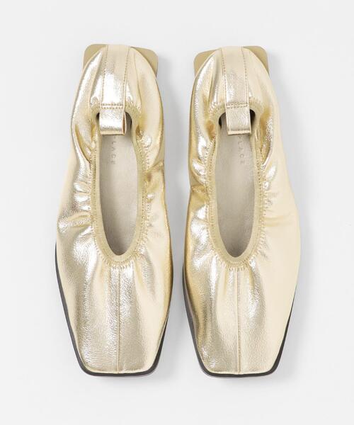 SENSE OF PLACE by URBAN RESEARCH(センスオブプレイスバイアーバンリサーチ)の「スクエアトゥフラットシューズ(バレエシューズ・レディース・ブラック/ボルドー/ゴールド・SMALL/MEDIUM/LARGE)」の15枚目の写真