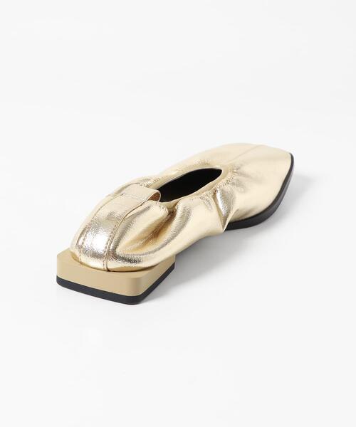 SENSE OF PLACE by URBAN RESEARCH(センスオブプレイスバイアーバンリサーチ)の「スクエアトゥフラットシューズ(バレエシューズ・レディース・ブラック/ボルドー/ゴールド・SMALL/MEDIUM/LARGE)」の16枚目の写真