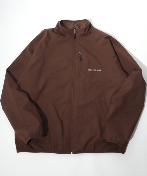 CONVERSE（コンバース）の「CONVERSE/コンバース 軽量繊維「Octa」ナイロン フルジップスタンドブルゾン レディース メンズ ジャケット（ブルゾン・メンズ・ベージュ/ブラック/カーキ/ダークブラウン・M/LL/L）」の3枚目の写真