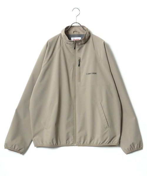 CONVERSE（コンバース）の「CONVERSE/コンバース 軽量繊維「Octa」ナイロン フルジップスタンドブルゾン レディース メンズ ジャケット（ブルゾン・メンズ・ベージュ/ブラック/カーキ/ダークブラウン・M/LL/L）」の5枚目の写真