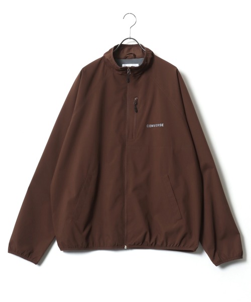 CONVERSE（コンバース）の「CONVERSE/コンバース 軽量繊維「Octa」ナイロン フルジップスタンドブルゾン レディース メンズ ジャケット（ブルゾン・メンズ・ベージュ/ブラック/カーキ/ダークブラウン・M/LL/L）」の7枚目の写真