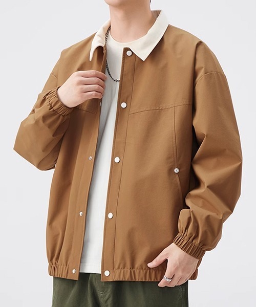 バイカラー ナイロンブルゾン コーチジャケット（ブルゾン