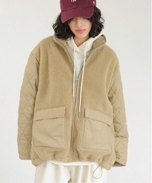 LEPSIM | スタンドボアキルトジャケット 132454(ブルゾン)