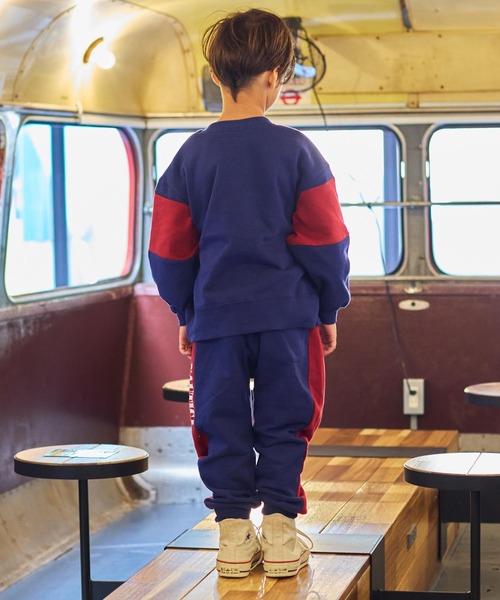 NAUTICA(ノーティカ)の「【NAUTICA】別注切り替えスウェットパンツ(スウェットパンツ・キッズ・ネイビー/チャコール・100/150/140/130/120/110/90)」の8枚目の写真