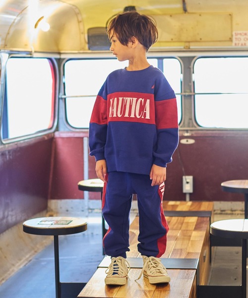NAUTICA(ノーティカ)の「【NAUTICA】別注切り替えスウェットパンツ(スウェットパンツ・キッズ・ネイビー/チャコール・100/150/140/130/120/110/90)」の10枚目の写真