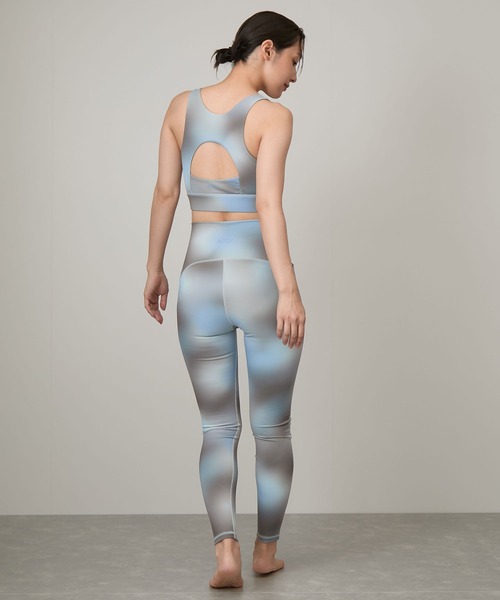 NERGY（ナージー）の「【UV＆水陸両用】グラデーションプリントスポーツレギンス（レギンス/スパッツ・レディース・パープル/サックスブルー・L/M/S）」の6枚目の写真