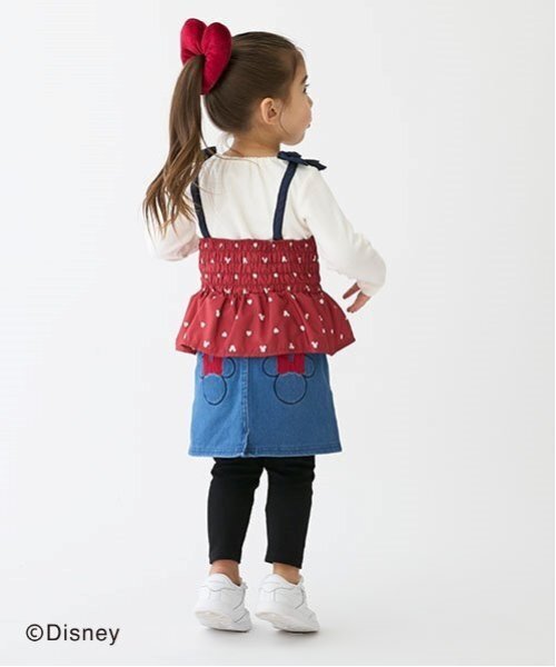 Disney（ディズニー）の「【Disney】柄ビスチェドッキング長T（Tシャツ/カットソー・キッズ・ネイビー/レッド・90cm/80ｃｍ/130cm/120cm/110cm/100cm）」の4枚目の写真