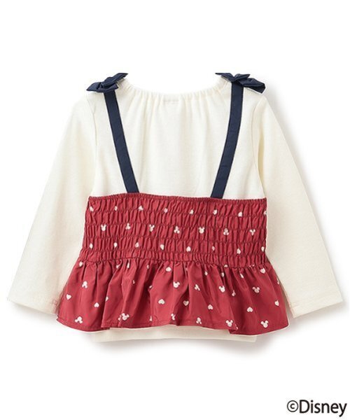 Disney（ディズニー）の「【Disney】柄ビスチェドッキング長T（Tシャツ/カットソー・キッズ・ネイビー/レッド・90cm/80ｃｍ/130cm/120cm/110cm/100cm）」の12枚目の写真