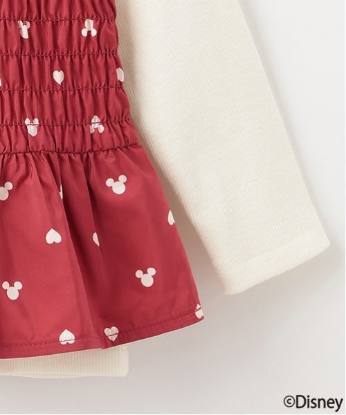 Disney（ディズニー）の「【Disney】柄ビスチェドッキング長T（Tシャツ/カットソー・キッズ・ネイビー/レッド・90cm/80ｃｍ/130cm/120cm/110cm/100cm）」の14枚目の写真