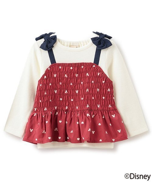 Disney（ディズニー）の「【Disney】柄ビスチェドッキング長T（Tシャツ/カットソー・キッズ・ネイビー/レッド・90cm/80ｃｍ/130cm/120cm/110cm/100cm）」の17枚目の写真