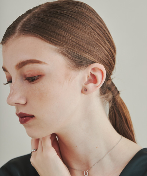 ciite' surgical stainless（シーテサージカルステンレス）の「【 金属アレルギー対応 】 シンプルミニボールピアス サージカルステンレス   (両耳用)（ピアス（両耳用）・レディース・ゴールド/シルバー/ピンクゴールド・6/3/4/5/2）」の22枚目の写真