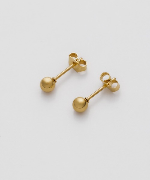 ciite' surgical stainless（シーテサージカルステンレス）の「【 金属アレルギー対応 】 シンプルミニボールピアス サージカルステンレス   (両耳用)（ピアス（両耳用）・レディース・ゴールド/シルバー/ピンクゴールド・6/3/4/5/2）」の4枚目の写真