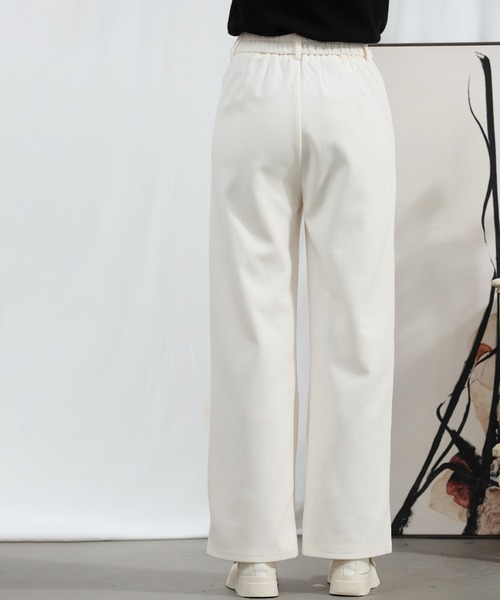 aimoha（アイモハ）の「【Aimoha】タック入りストレートパンツ（その他パンツ・レディース・ベージュ/ブラック・LARGE/X-LARGE/MEDIUM）」の5枚目の写真