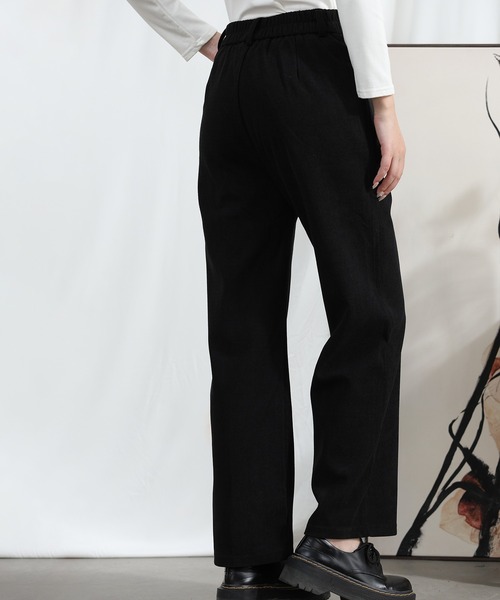 aimoha（アイモハ）の「【Aimoha】タック入りストレートパンツ（その他パンツ・レディース・ベージュ/ブラック・LARGE/X-LARGE/MEDIUM）」の16枚目の写真