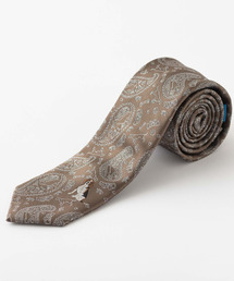 Quit Running（クイトランニング）の「【CHILLWORK by Quit Running】 犬デザイン 刺繍ネクタイ イージーケア 洗える スリム ペイズリー（ネクタイ）」