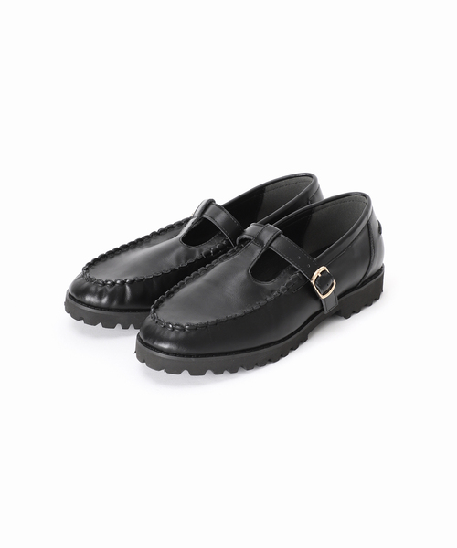 B.C STOCK（ベーセーストック）の「Tストラップモカシン（その他シューズ・レディース・ブラウン/ブラック・MEDIUM/SMALL/LARGE）」の11枚目の写真