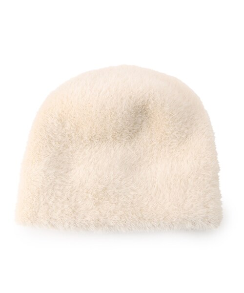 grove（グローブ）の「◆ふわふわシャギーワッチ（ニットキャップ/ビーニー・レディース・ピンク/グレー/ブラック/ライトベージュ・00）」の6枚目の写真