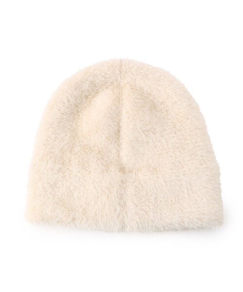 grove（グローブ）の「◆ふわふわシャギーワッチ（ニットキャップ/ビーニー・レディース・ピンク/グレー/ブラック/ライトベージュ・00）」の7枚目の写真