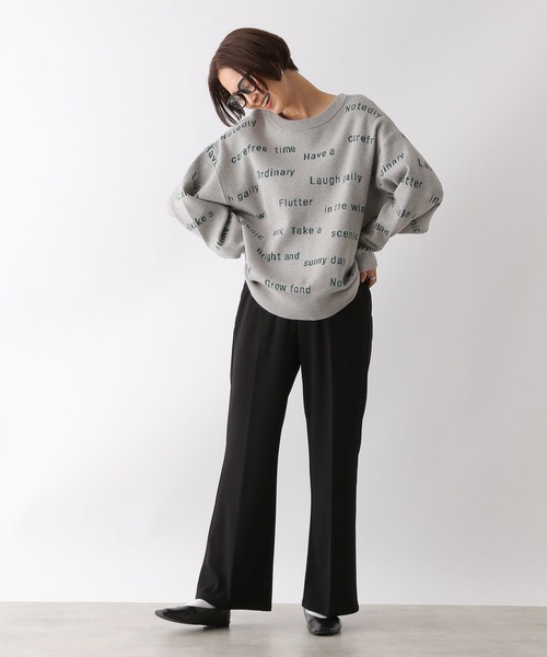 LEPSIM（レプシィム）の「よく伸びスラックスパンツ　147563（スラックス・レディース・ブラウン/ブラック/グレイッシュベージュ/チャコールグレー・MEDIUM/LARGE）」の17枚目の写真