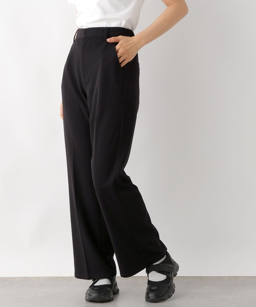 LEPSIM（レプシィム）の「よく伸びスラックスパンツ　147563（スラックス・レディース・ブラウン/ブラック/グレイッシュベージュ/チャコールグレー・MEDIUM/LARGE）」の8枚目の写真