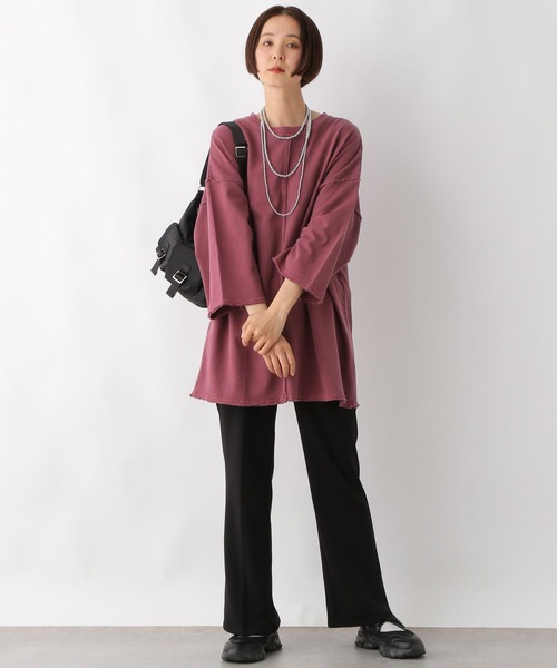 LEPSIM（レプシィム）の「よく伸びスラックスパンツ　147563（スラックス・レディース・ブラウン/ブラック/グレイッシュベージュ/チャコールグレー・MEDIUM/LARGE）」の10枚目の写真