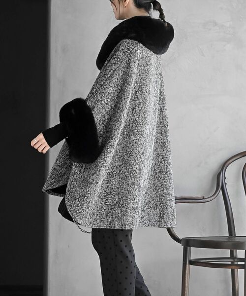 フェイクファーポンチョコート（ポンチョ）｜rps（アールピーエス）の