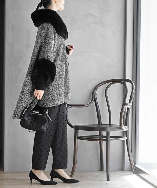 フェイクファーポンチョコート（ポンチョ）｜rps（アールピーエス）の