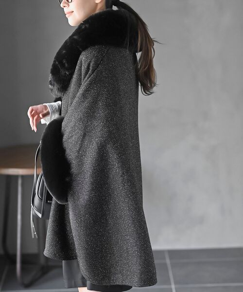 フェイクファーポンチョコート（ポンチョ）｜rps（アールピーエス）の