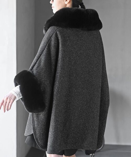 フェイクファーポンチョコート（ポンチョ）｜rps（アールピーエス）の