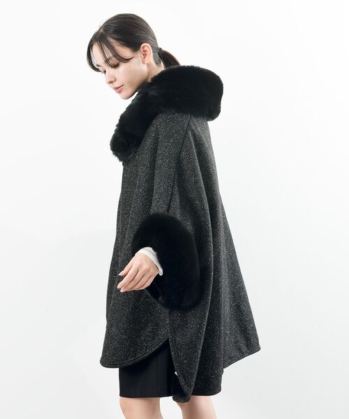 フェイクファーポンチョコート（ポンチョ）｜rps（アールピーエス）の