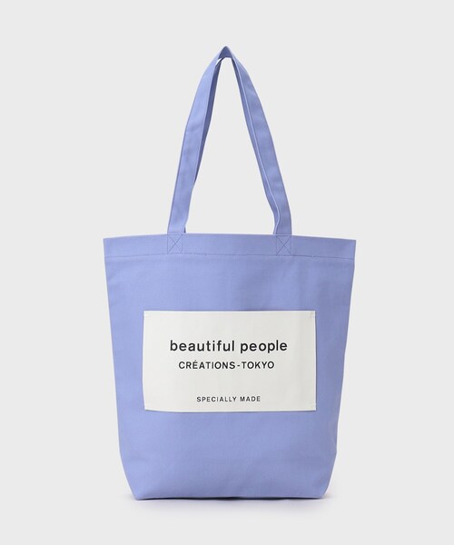 GALLEST（ギャレスト）の「【beautiful people】big name tote（トートバッグ・レディース・グリーン系/ピンク/パープル・00）」の4枚目の写真