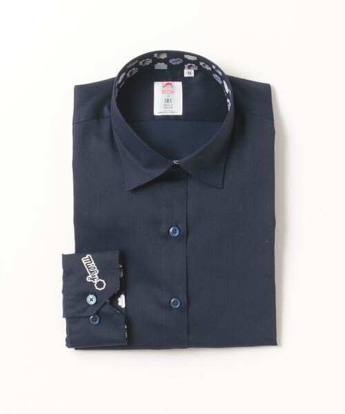 セール】【ペコちゃん×TOKYO SHIRTS】 形態安定ノーアイロン ワイド